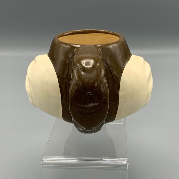 Vtg 1989 Looney Tunes Wile E Coyote Head 3D Figural Coffee Mug Road Runner - Picture 6 of 9